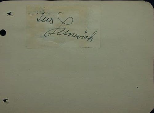 Gus Lesnevich Autograph Light Heavyweight Boxing Champion