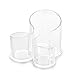 BINO 'The Swirl' 3 Compartment Acrylic Makeup and Jewelry Organizer