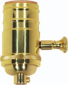 Satco 4 Piece Stamped Solid Brass Screw Terminal - 801320