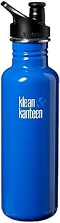 Klean Kanteen Classic Stainless Steel Single Wall Non-Insulated Water Bottle with Sport Cap