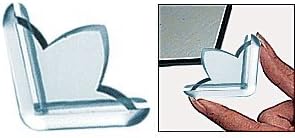 CRL 6 Smooth Style Acrylic Back-To-Back Shower Door Pull Handle with Brass Rings