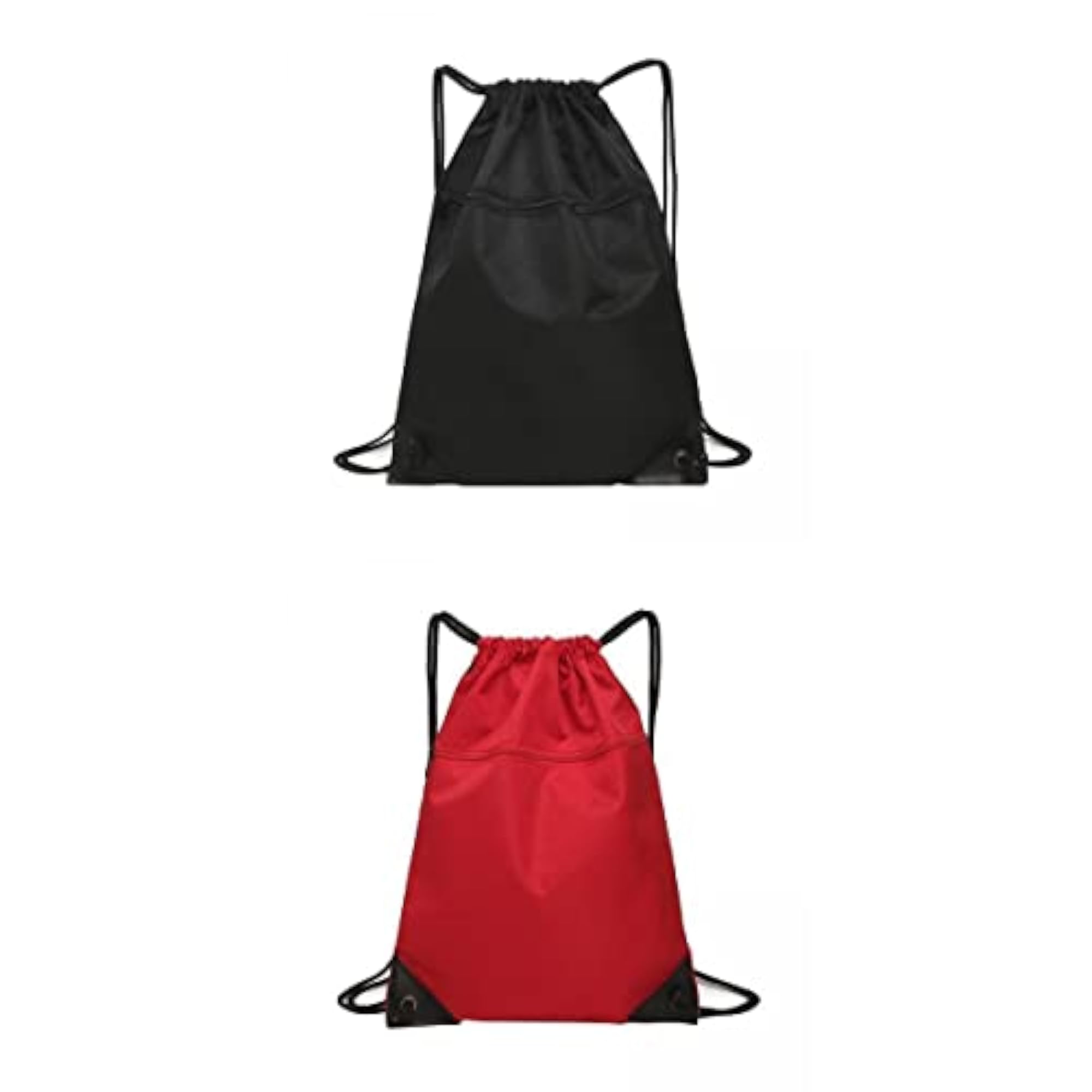 Nylon Drawstring Bag for Travel & Gym, 2-Pack Gift Set