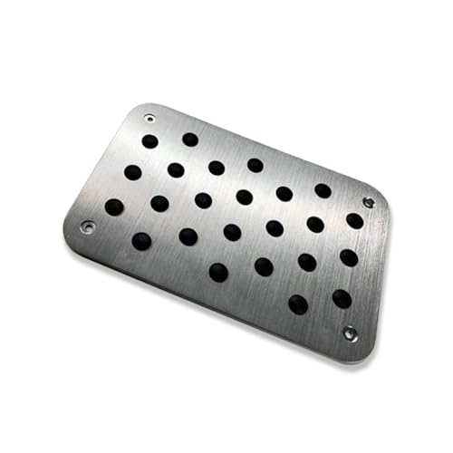 エスクァイア アルミフットプレート ヒールパット 車 フロアマット アルミプレート 運転席 補強 摩擦防止 1個 カー用品