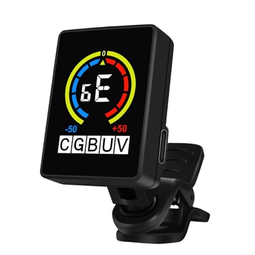 HEIBTENY Accordeur à clip USB pour guitare électrique acoustique basse mandoline écran couleur - Les Beatles, Paul McCartney, John Lennon, RIngo Starr, George Harrison HEIBTENY Accordeur à clip USB pour guitare électrique acoustique basse mandoline écran couleur