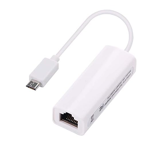 Adattatore di rete Fast Ethernet da Micro USB a RJ45 femmina OTG 100 Mbps Compalite con Tablet PC/Laptop (Windows, Mac OS X, Linux) Raspberry Pi e alcuni dispositivi Android (TV Box .ect) (Micro USB)
