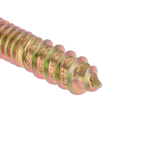Image of uxcell 1 /4-20 x 1-1 /4 inch Hanger Bolts Double Head Dowel Screw for Wood Furniture 20pcs