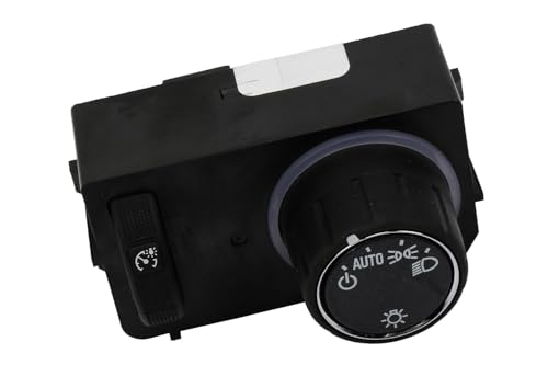 GM Genuine Parts 84448516 Black Carbon Headlamp Switch by GM GENUINE PARTS - Used condition - US$15.44