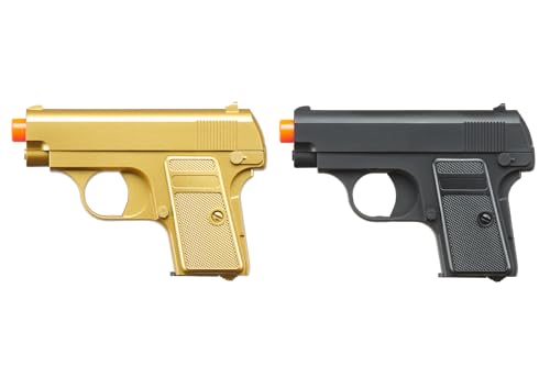 Goldenball Combact Pocket Twin Spring Airsoft Dual Pistol Combo Pack Set Hand Gun W/Case 6Mm Bb 0.12G thumb #1