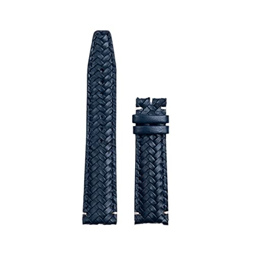 Bracelet de montre en cuir bleu 22 mm idéal pour sublimer votre style au quotidien