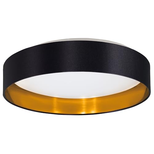 EGLO LED Deckenlampe Maserlo 2, Textil Deckenleuchte,...