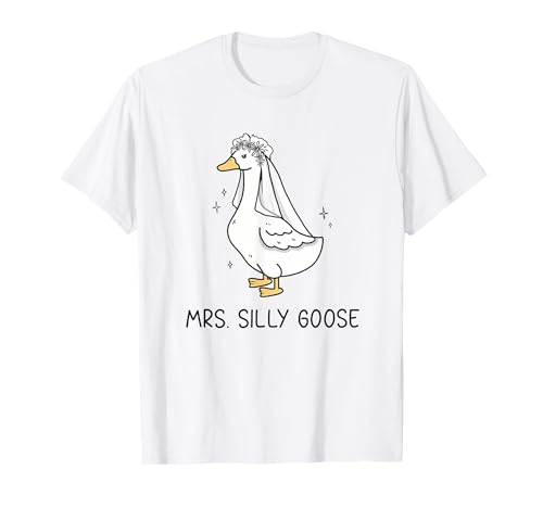 Bride To Be Wedding Silly Bride Goose Gettin' Loose T-Shirt