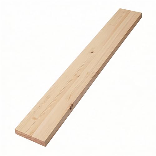 BOX FURNITURE Tablero de Madera de Pino Macizo, 20x70x3 cm, Natural, 1.5 kg