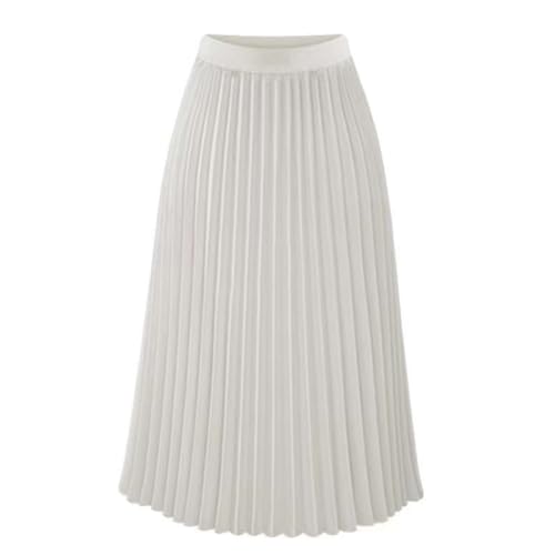 Jupe blanche en mousseline ample anti-transpiration taille XXXL vêtement léger été
