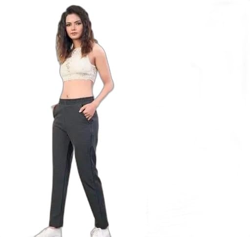 Women's Comfort Wear Stretchable Trouser Pants and Relaxed Track Pants-picture-40