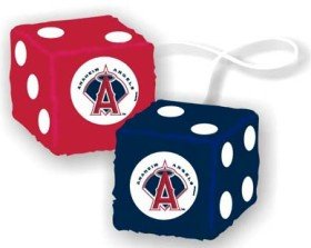 Los Angeles Angels of Anaheim Fuzzy Dice