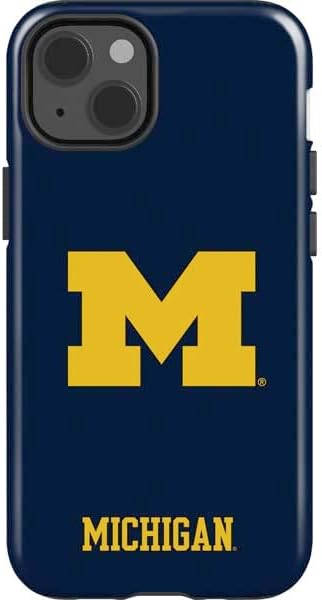 Skinit Impact Phone Case Compatible with iPhone 14 - Officially Licensed University of Michigan M Logo Design