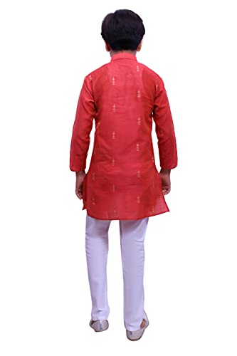 Image of Pro-Ethic Style Developer Boys Cotton Solid Kurta Pyjama | Kurta Paijama Set, (S-131)
