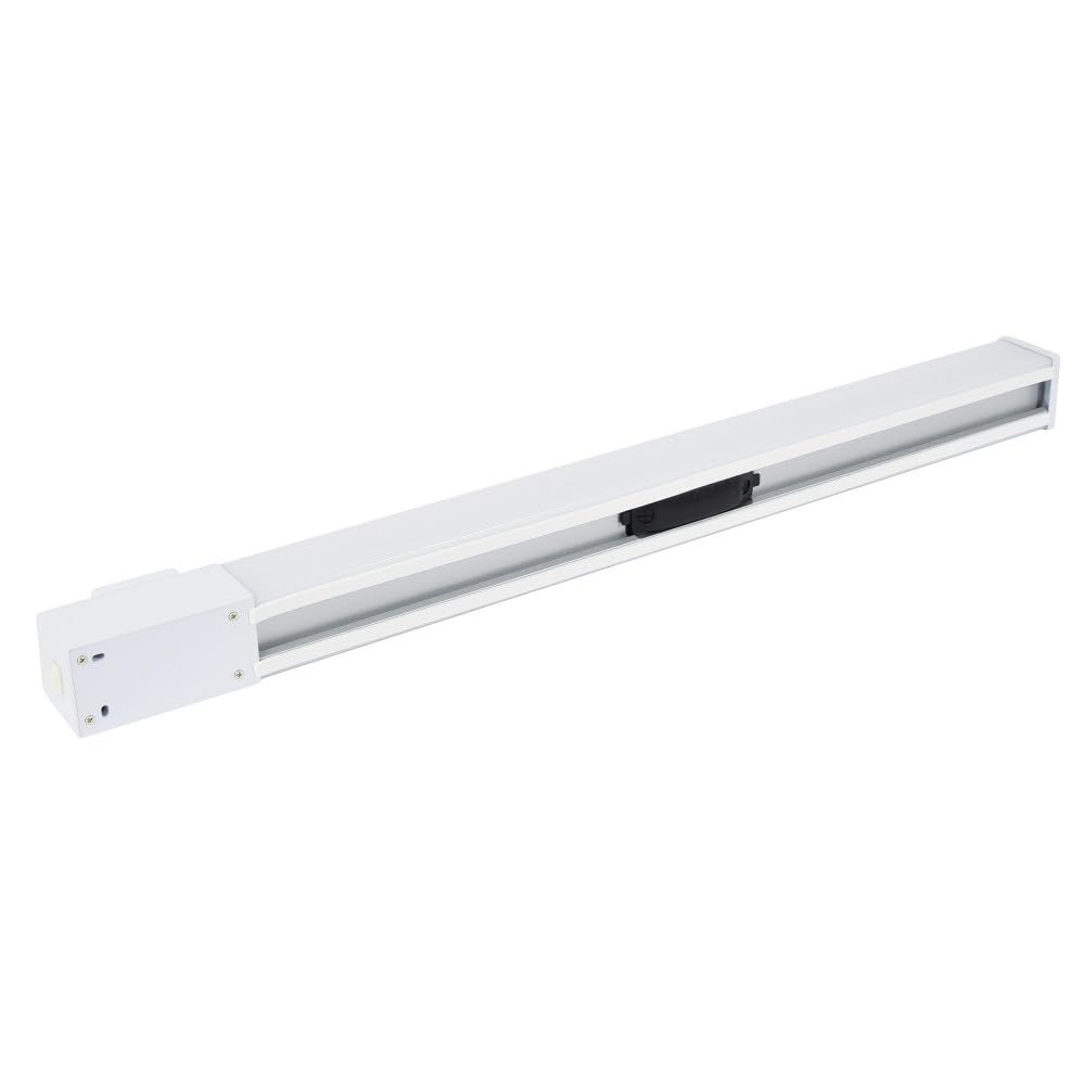 Gefom REGLETTE ETANCHE IP44 LED INTEGREE AVEC PRISE, 70 CM, CORPS ALUMINIUM, FINITION PC, AVEC INTER, 10W, 950 LUMENS, blanc 410039