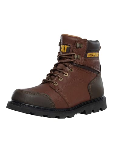Caterpillar Homme Bottes Larges En Cuir Allerton, Mustang, 45 EU