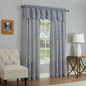 Lorraine Home Fashions Fenstervorhang, Weide, 137 x 213,4 cm, Blau Cover