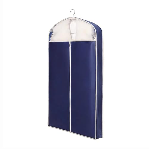 Hanging Garment Bags for Clothes Storage, Zippered Suit Covers for Suits, Gowns, Jackets, Shirts - 43.3in/110cm White Organizers