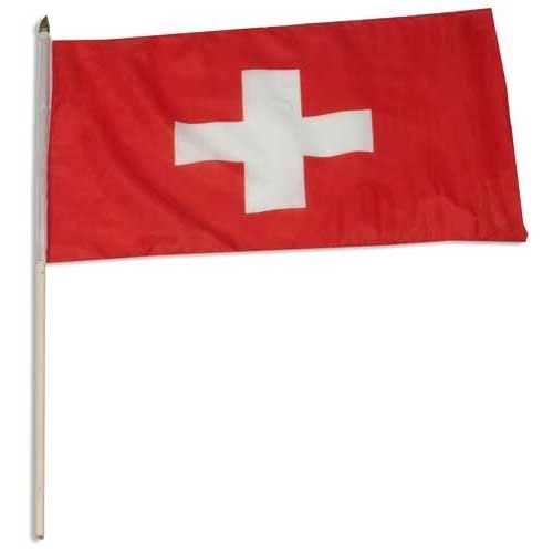 Online Stores Switzerland Flag 12 x 18 inch