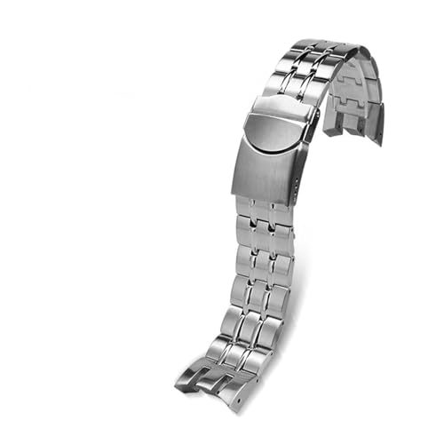 Bracelet de montre en acier inoxydable 21 mm YRS403 YRS412 argent homme