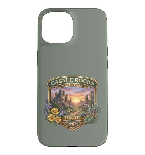 Castle Rocks State Park Almo Idaho �m�x���e�B ���y�Y �X�}�z�P�[�X iPhone 15 �p