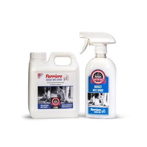 Farriers Equine Care Feather Mite Treatment for Horses (Twin Pack) 1.5 Litres