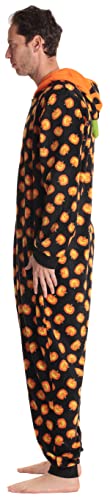 Just Love Adult Onesie Pumpkin Halloween Pajamas4