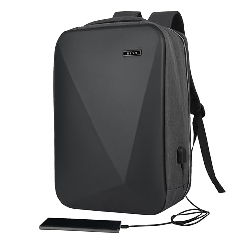 Image of NIYX Roberto Built-in USB Port BackPack | Number Locking, Multi Compartment, 21 Litre Hard Shell Shoulder Laptop Bagpack | Office, Travel & College Backpack | School Backpack For Kids
