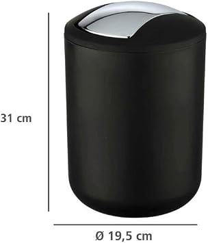 Plow Trash can black 20x30 (Brasil model)