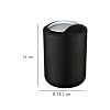 Plow Trash can black 20x30 (Brasil model)