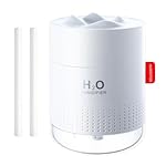 500ML Humidifier for Bedroom with Night Light, Ultra Quiet Room Air Humidifier, Waterless Automatic Shut-Off for Baby Room, Home, Office, Yoga and Plants