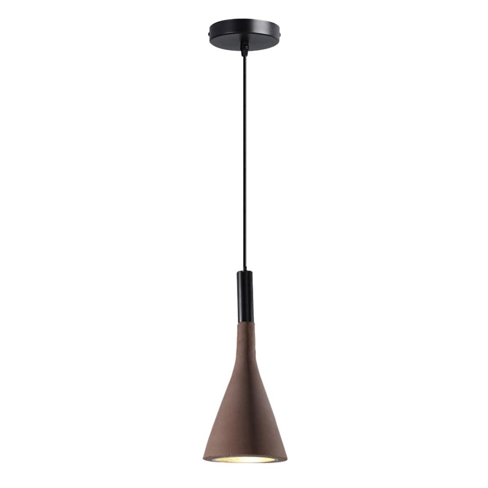 Paralume per lampada a sospensione in cemento colorato, lampada a sospensione in stile moderno creativo, lampadario a testa singola a vite E27, apparecchi di illuminazione per la decorazione de
