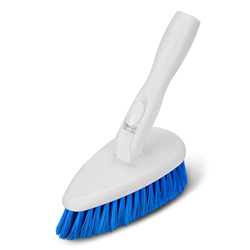 Qaestfy Bathtub Brush Refill Replacement Shower Tub and Tile Cleaning Lock in Place Scrub Brushes Head for Bathroom Wall Floor Scrubbing Compatiable with QAE008 & QAE002 Model QAE010