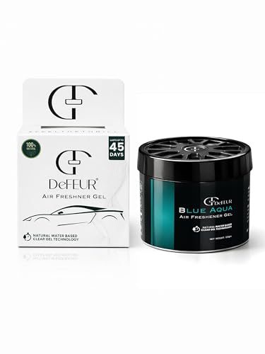 Image of Blue Aqua Gel Car Perfume | 120g Leakproof Air Freshener | Aqua Scent Car Perfume | Long-Lasting 45 Days | Premium Car Accessories