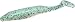 Zoom Bait Swimmin Super Fluke Bait-Pack of 5 (Disco Green, 5-Inch)