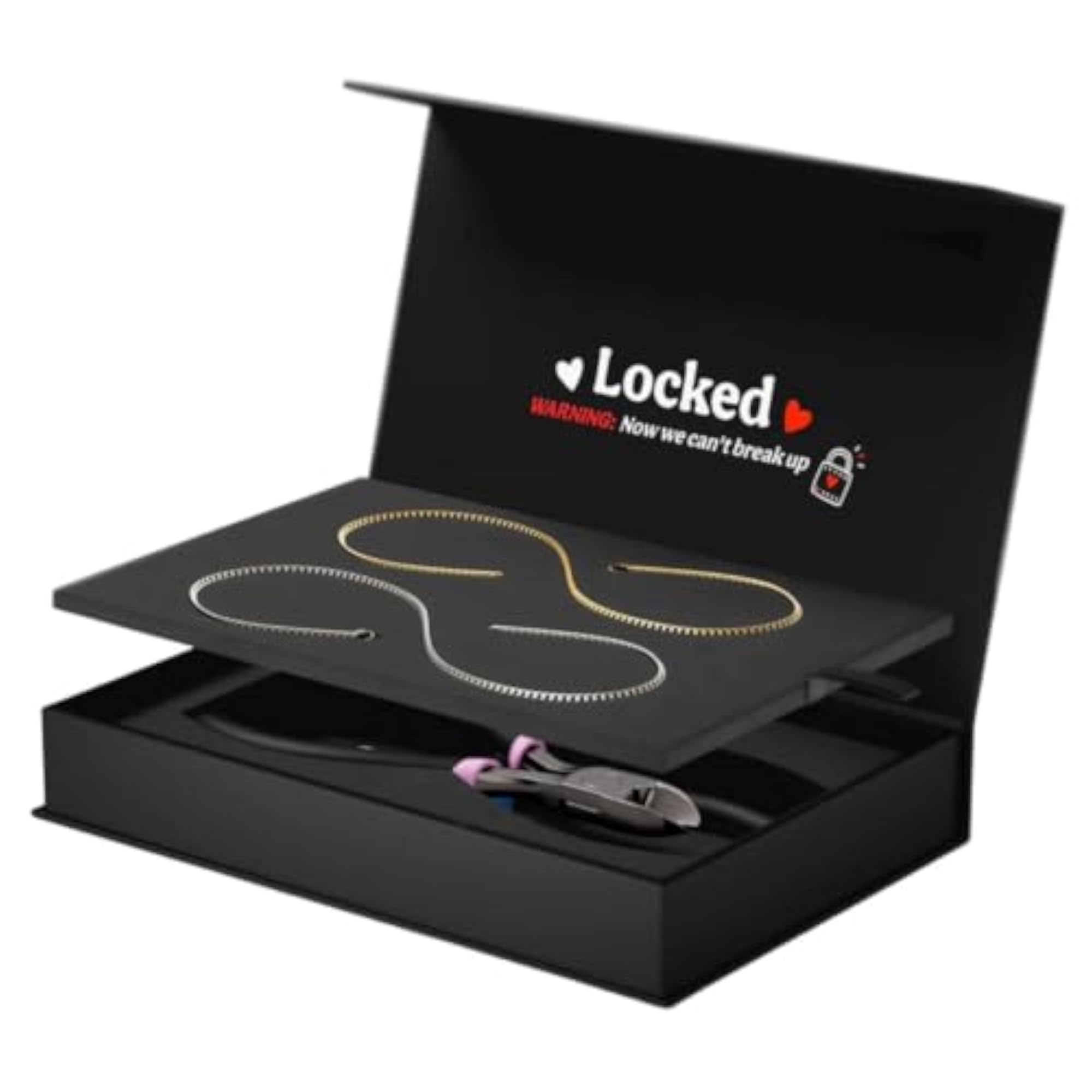 Matching Couples Romantic Locking Bracelets