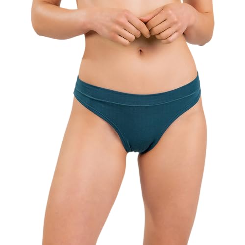 Image of Woolly Women's 95% Merino Wool Thong Underwear for Travel & Everyday