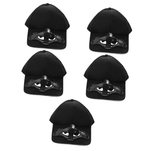 Casquette été homme ventilateur solaire pour le sport et le jardinage IMIKEYA lot de 5