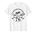 Hombre Entusiasta de la parrilla de carne de 76 años - Barbacoa 76 cumpleaños Camiseta