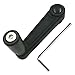 Nylon and Steel Hand Crank Handle with Hexagon Socket, Replacement for Industrial Machine Tools, Window Crank & Drill Press