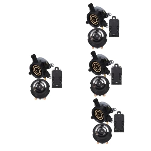OSALADI 4 Sets Electric Kettle Accessories An Fittings Part Switch Electric Hot Water Kettle Thermostat Base for Kettle Electric Kettle Base Thermal Base Kettle Base Socket Black Plastic