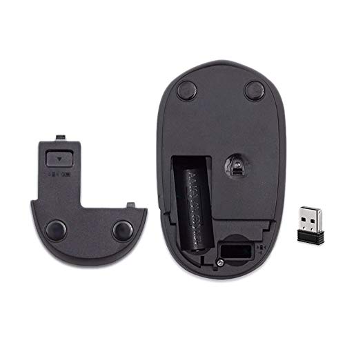 Ratón silencioso de cristales brillantes con receptor USB para trabajar con estilo 4