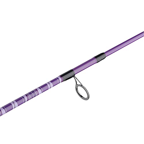 Shakespeare Jellyfish Spinning Reel and Fishing Rod Combo, Purple, 5\'6\" - Medium - 2pc