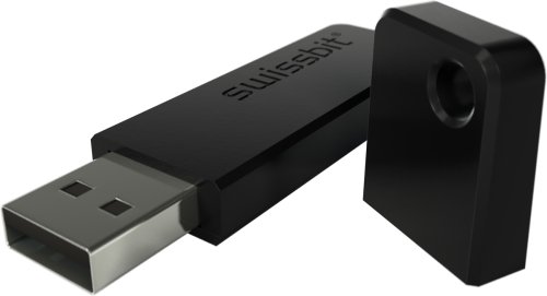 Clé USB Swiss Bit Pitchblack 2 Go USB 2.0 d'origine pour transfert fiable