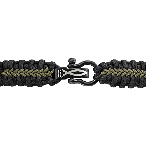 Savior Survival Gear Apple Watch Band 42mm Replacement made of 550 Paracord with Stainless Steel Adjustable Shackle