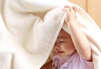 ふわぽか 綿毛布 生成 100×140cm 日本製 綿100% 毛布