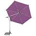 Produktbild Doppler Pendelschirm AX Alu 290cm in Flieder inkl. Schirmständer & Schutzhülle 6-teilig I Sonnenschirm für Balkon & Terrasse I Ampelschirm knickbar I Kurbelschirm I Multifunktions-Pendelschirm